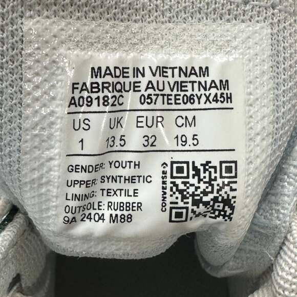 Converse All Star Glitter High Top Girls’ Shoes “Winter Slay” Size 1Y - Picture 10 of 11